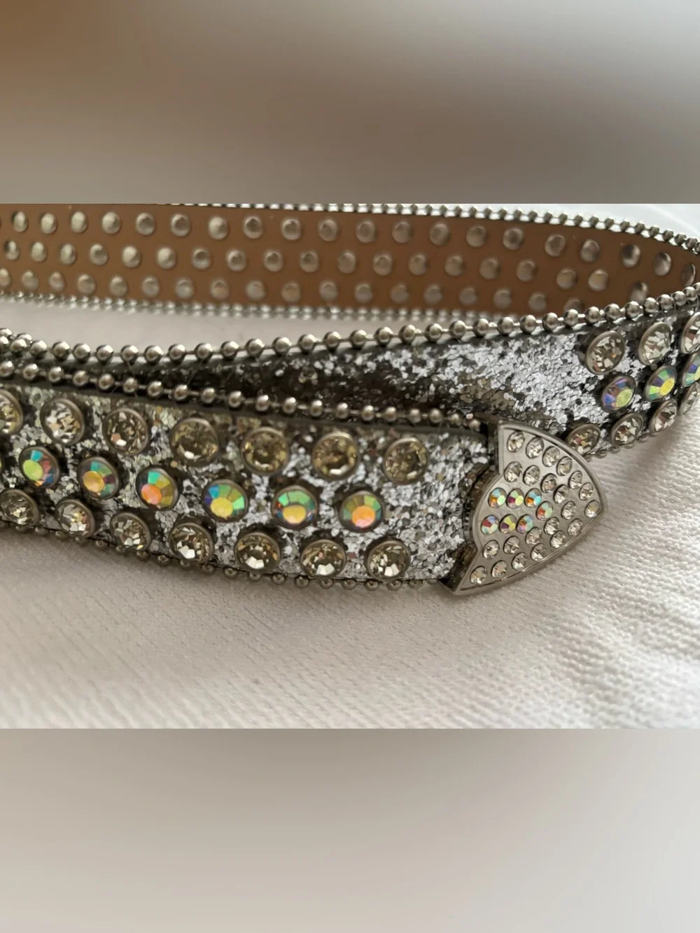 N/A sparkling silver